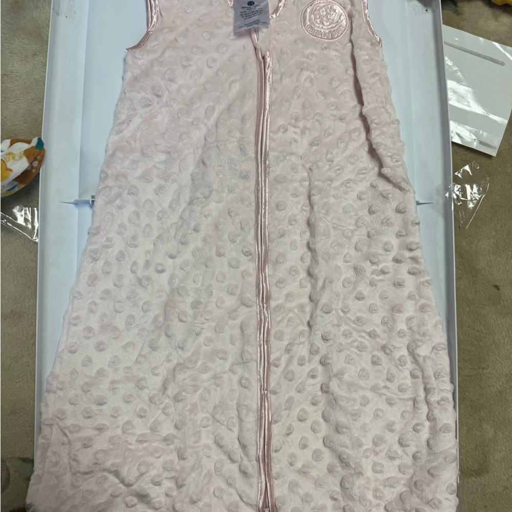 Halo Pink Textured Baby Sleep Sack